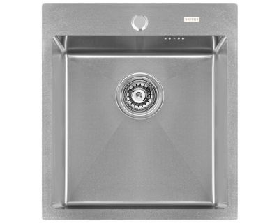 Мойка кухонная из нержавеющей стали ARFEKA AF 450x505 SATIN NANO