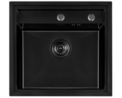 Мойка кухонная из нержавеющей стали ARFEKA AF 520x490 BLACK PVD NANO