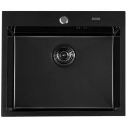 Мойка кухонная из нержавеющей стали ARFEKA AF 600*505 BLACK PVD NANO