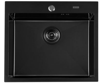 Мойка кухонная из нержавеющей стали ARFEKA AF 600*505 BLACK PVD NANO