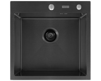 Мойка кухонная из нержавеющей стали ARFEKA ECO AR 500*500 BLACK PVD NANO