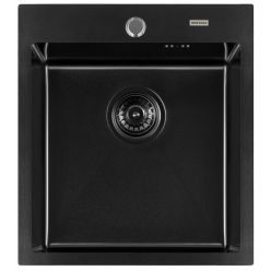 Мойка кухонная из нержавеющей стали ARFEKA AF 450*505 BLACK PVD NANO