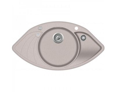 Мойка кухонная AquaSanita Papillon SCP 151 110 AW Beige