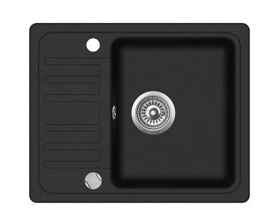 Мойка кухонная AquaSanita Notus SQ 102 601 AW Black Metallic
