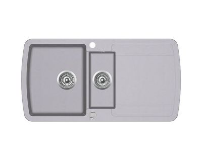 Мойка кухонная AquaSanita Lira SQL 151 202 AW Alumetallic