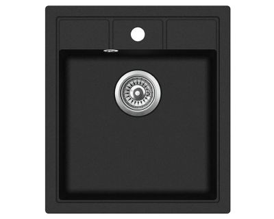 Мойка кухонная AquaSanita Nova SQN 100 601 W Black Metallic