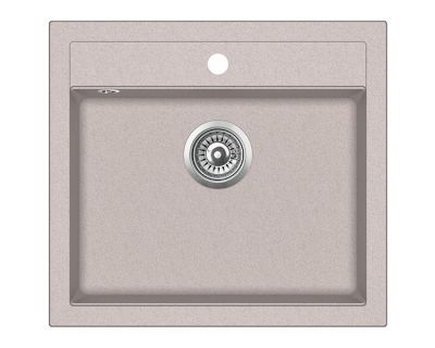 Мойка кухонная AquaSanita Quadro SQQ 100 110 W Beige