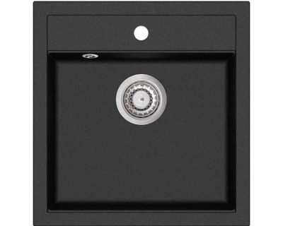 Мойка кухонная AquaSanita Tesa SQT 100 601 W Black Metallic