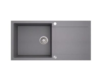 Мойка кухонная AquaSanita Tesa Plus SQT 103 202 AW Alumetallic