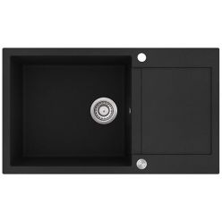 Мойка кухонная AquaSanita Tesa Plus SQT 104 601 AW Black Metallic