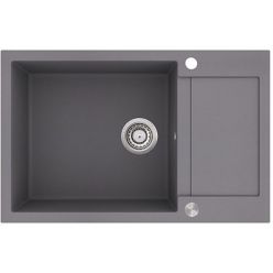 Мойка кухонная AquaSanita Tesa Plus SQT 105 202 AW Alumetallic