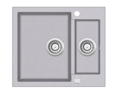 Мойка кухонная AquaSanita Tesa SQT 150 221 AW Light Grey