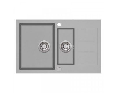 Мойка кухонная AquaSanita Tesa SQT 151 220 AW Argent