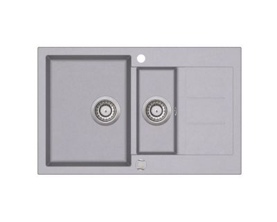 Мойка кухонная AquaSanita Tesa SQT 151 221 AW Light Grey
