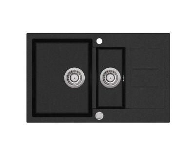 Мойка кухонная AquaSanita Tesa SQT 151 222 AW Graphite