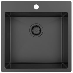 Мойка кухонная ZorG ZRN 5050 Premium PVD Gunblack