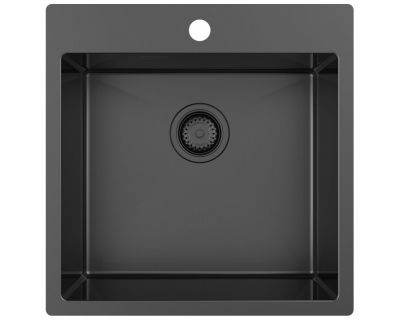 Мойка кухонная ZorG ZRN 5050 Premium PVD Gunblack