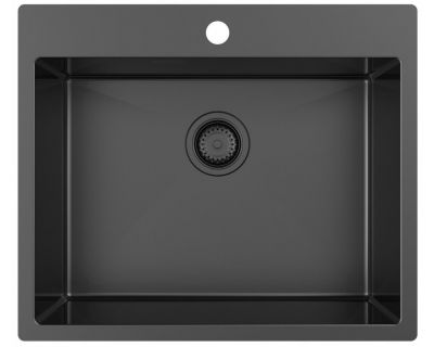 Мойка кухонная ZorG ZRN 5060 Premium PVD Gunblack