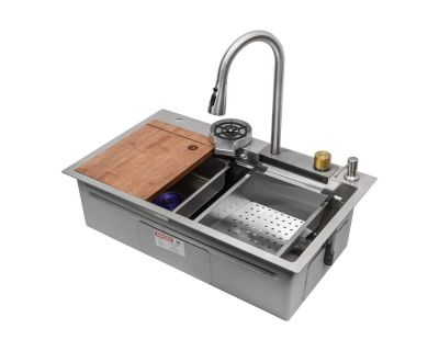 Мойка кухонная из нержавеющей стали ARFEKA ECO AR 750*450 SATIN