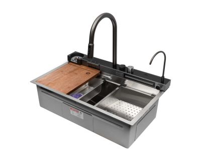 Мойка кухонная из нержавеющей стали ARFEKA SENSOR ECO AR 750*450 SATIN