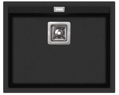 Мойка кухонная AquaSanita Delicia SQD 100 601 AW Black Metallic