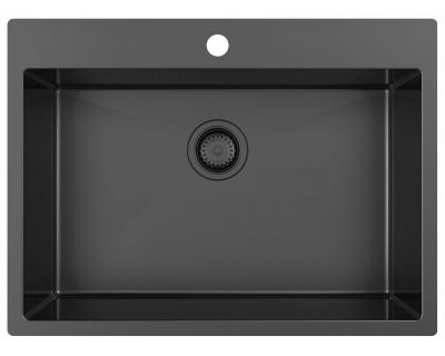 Мойка кухонная ZorG ZRN 5070 Premium PVD Gunblack