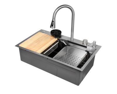 Мойка кухонная ARFEKA AF 750*460 SATIN NANO