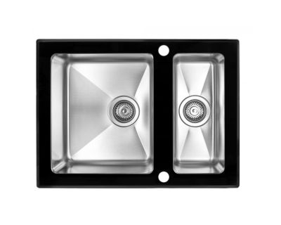 Мойка кухонная ZorG GS 6750-2 BL