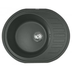 Мойка кухонная ZorG Roso 62 черный опал