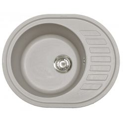 Мойка кухонная ZorG Roso 62 серый жемчуг