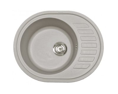 Мойка кухонная ZorG Roso 62 серый жемчуг