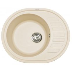 Мойка кухонная ZorG Roso 62 слоновая кость