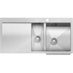 Мойка кухонная AquaSanita Steel LUNA 151 M-R 100х51