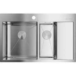 Мойка кухонная Omoikiri Akisame 78-2-IN-L 78x51 нержавеющая сталь