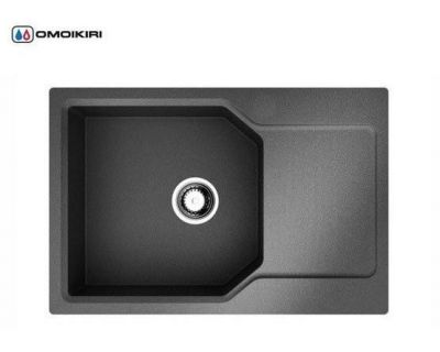 Мойка кухонная Omoikiri Yonaka 78-LB-BL 78x51 черный