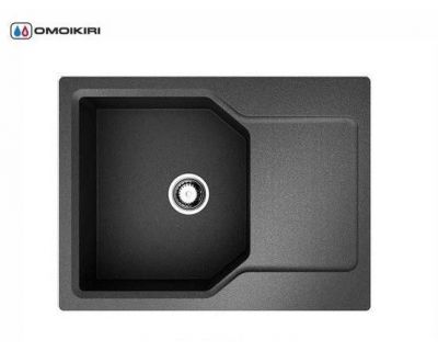 Мойка кухонная Omoikiri Yonaka 65-BL 65x51 черный