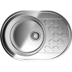 Мойка кухонная Omoikiri Kashiogawa 65-IN 65x46 нержавеющая сталь (универсальная)