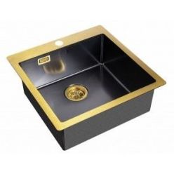 Мойка кухонная Zorg INOX PVD 5151 51x51 GRAFIT/ BRONZE