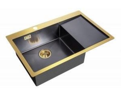 Мойка кухонная Zorg INOX PVD 7851 L 78x51 GRAFIT/ BRONZE