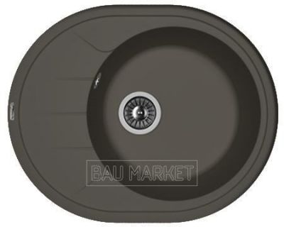 Мойка кухонная Florentina Родос 62 см антрацит (20.245.B0620.302)