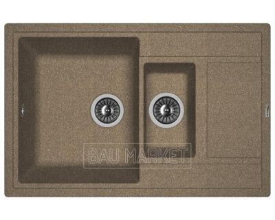 Мойка кухонная Florentina Липси 780K коричневый (20.250.D0780.105)