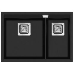 Мойка AquaSanita Delicia SQD 150 601 AW black metallic