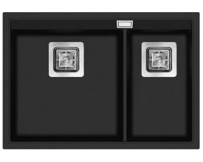 Мойка AquaSanita Delicia SQD 150 601 AW black metallic