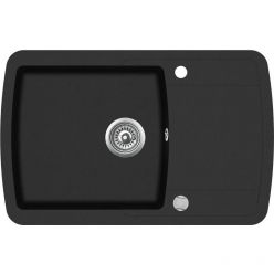 Мойка AquaSanita Lira SQL 101 601 AW black metallic