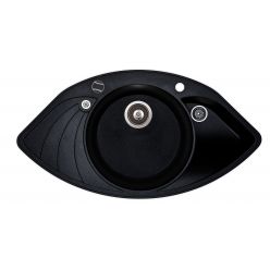 Мойка AquaSanita Papillon SCP 151 601 AW black metallic