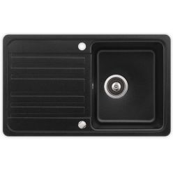 Мойка AquaSanita Notus SQ 101 601 AW black metallic