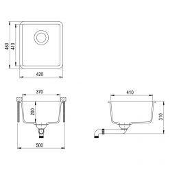 Мойка AquaSanita Arca SQA 101 110 W beige