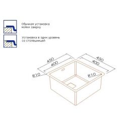 Мойка AquaSanita V0 40402 G