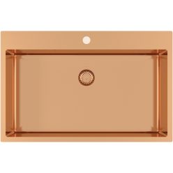 Мойка AquaSanita Steel AIR 100 M-C copper