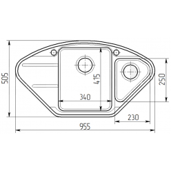 Мойка кухонная GS 14 302 песочная